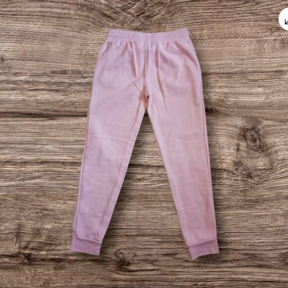 PUMA Girls Jogger Size Large 14/16 Pink Youth Fleece Jogger Elastic Waist - Picture 7 of 9